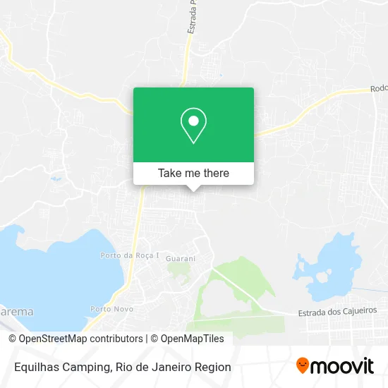 Equilhas Camping map