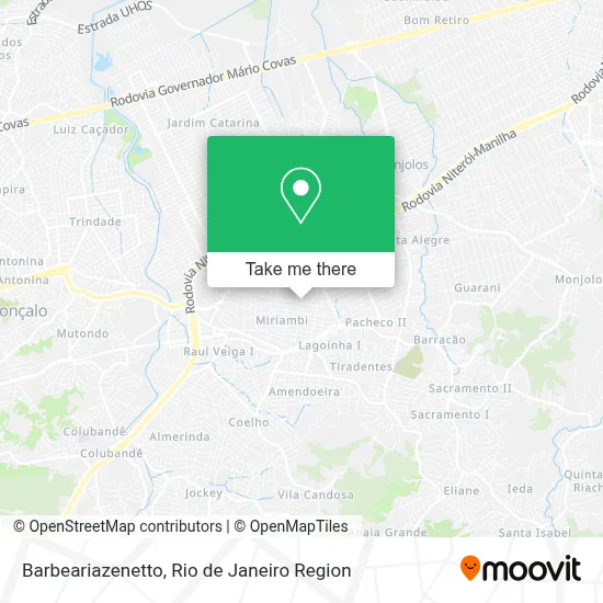 Barbeariazenetto map