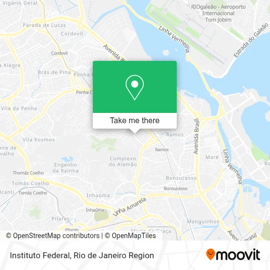 Instituto Federal map