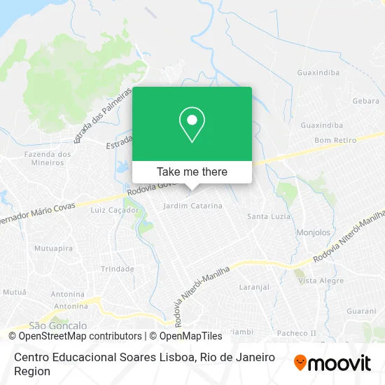 Centro Educacional Soares Lisboa map