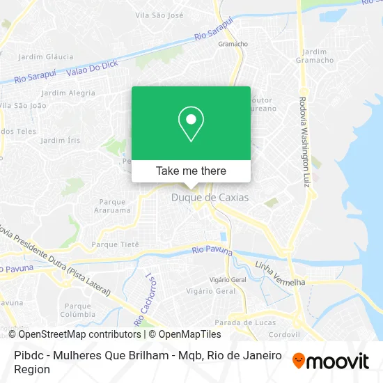 Pibdc - Mulheres Que Brilham - Mqb map