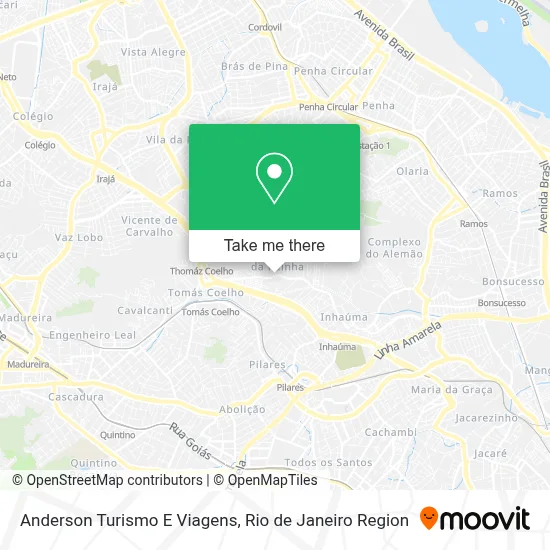 Anderson Turismo E Viagens map