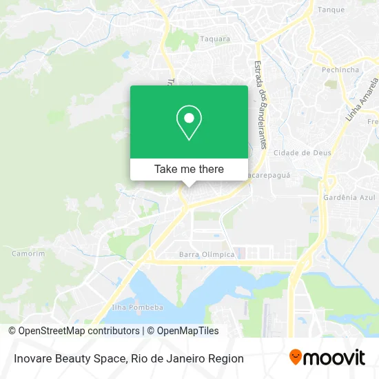 Inovare Beauty Space map