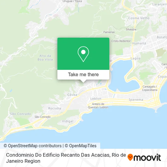 Condominio Do Edificio Recanto Das Acacias map