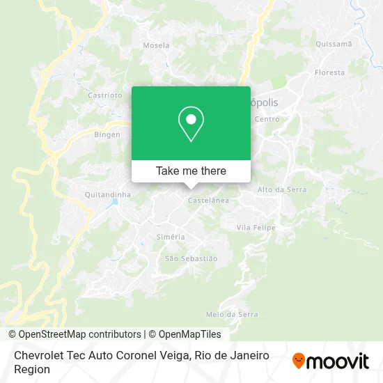 Chevrolet Tec Auto Coronel Veiga map
