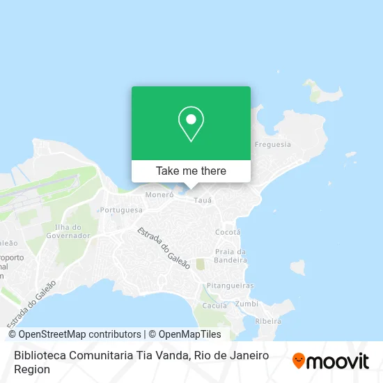 Biblioteca Comunitaria Tia Vanda map