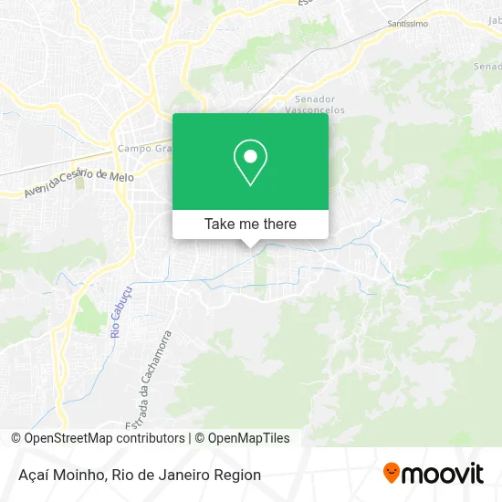 Açaí Moinho map