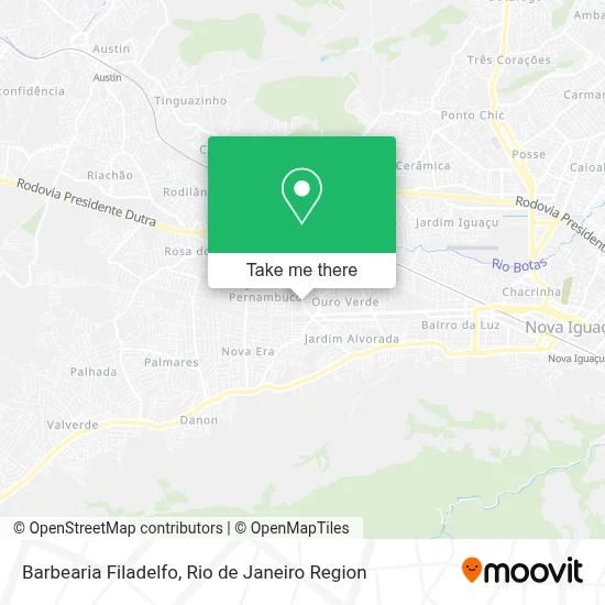 Barbearia Filadelfo map