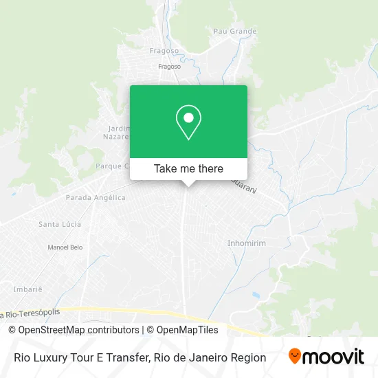 Rio Luxury Tour E Transfer map