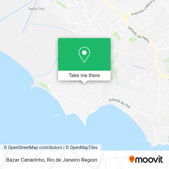 Bazar Canarinho map