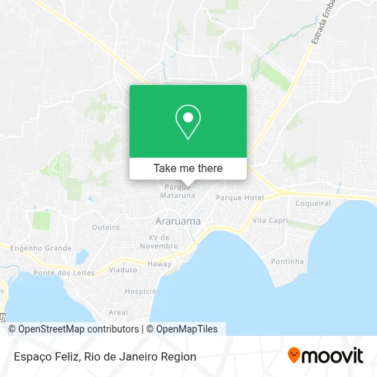 Espaço Feliz map