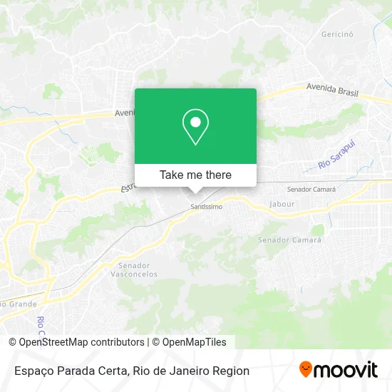 Espaço Parada Certa map