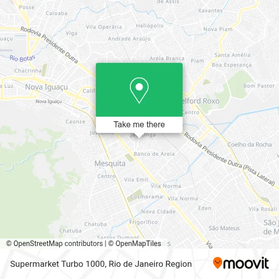 Supermarket Turbo 1000 map