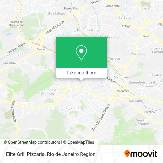 Elite Grill Pizzaria map