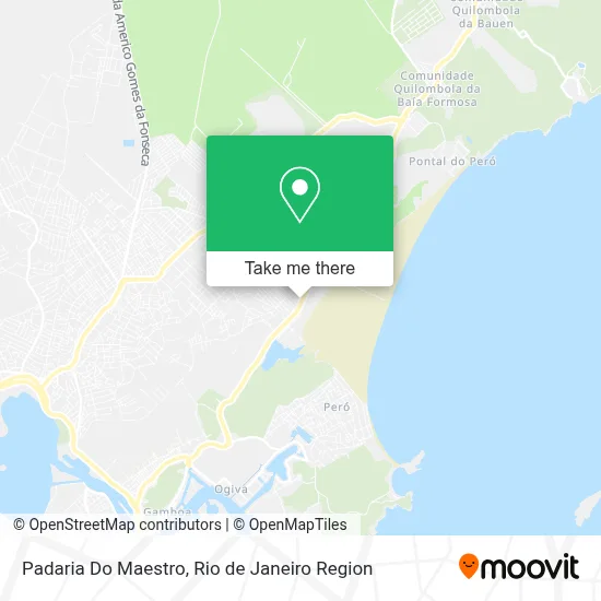 Padaria Do Maestro map