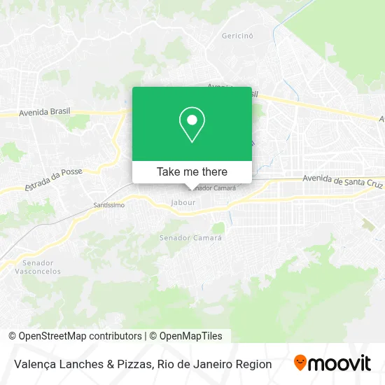 Valença Lanches & Pizzas map