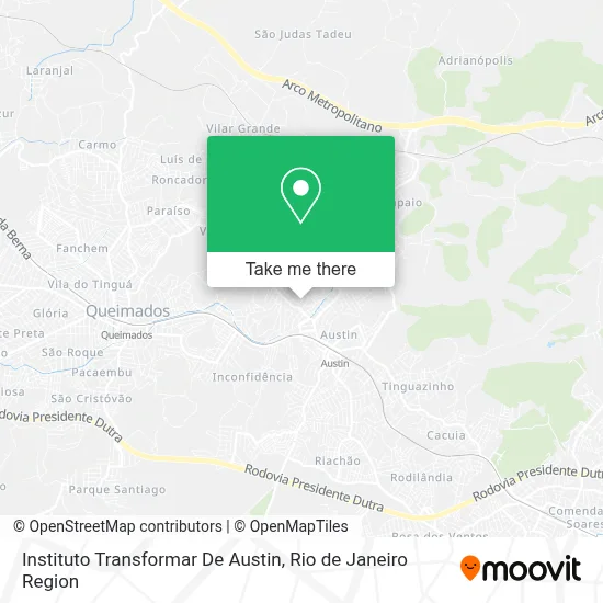 Instituto Transformar De Austin map