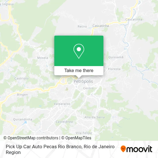 Pick Up Car Auto Pecas Rio Branco map