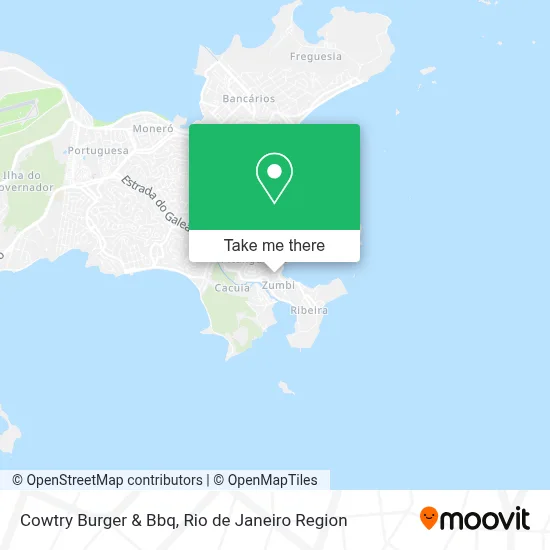 Cowtry Burger & Bbq map