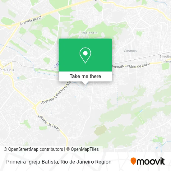Primeira Igreja Batista map