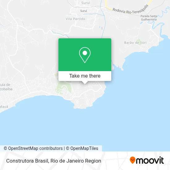 Construtora Brasil map