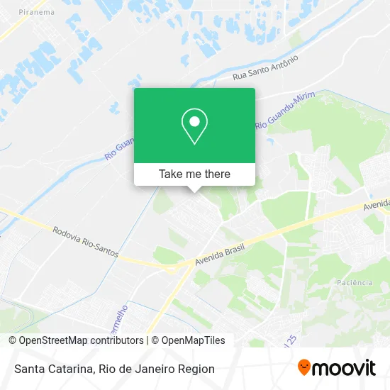Santa Catarina map