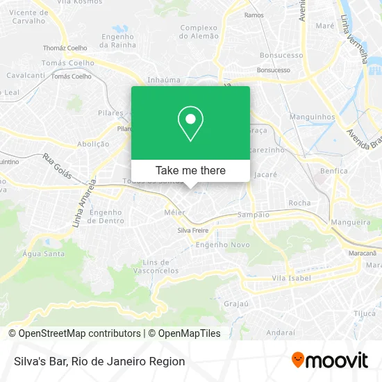 Silva's Bar map