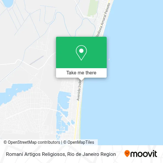 Romani Artigos Religiosos map