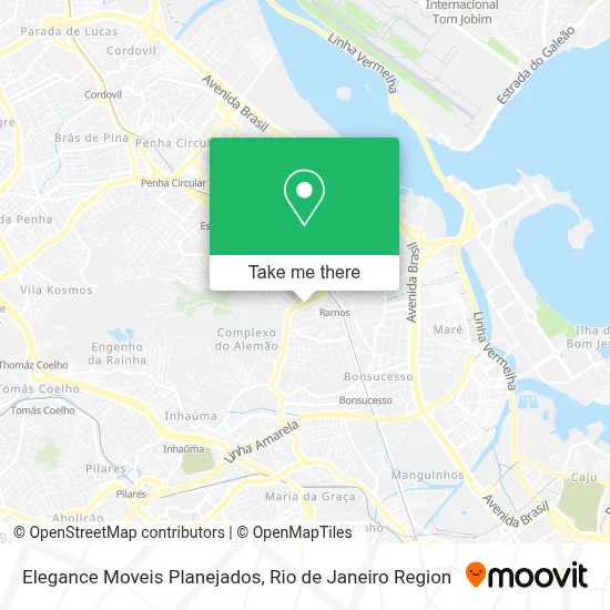 Elegance Moveis Planejados map