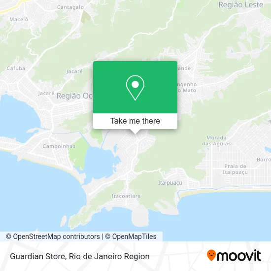 Guardian Store map