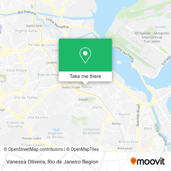 Vanessa Oliveira map