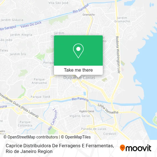 Caprice Distribuidora De Ferragens E Ferramentas map