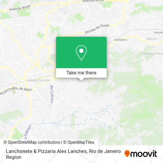 Lanchonete & Pizzaria Alex Lanches map