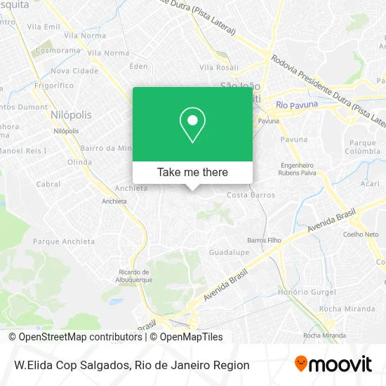 W.Elida Cop Salgados map