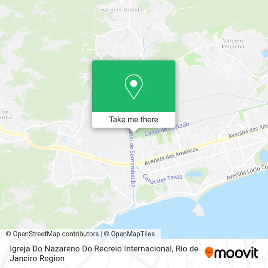 Igreja Do Nazareno Do Recreio Internacional map