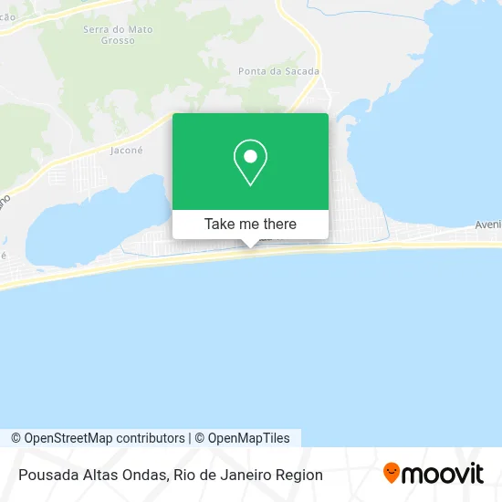 Pousada Altas Ondas map