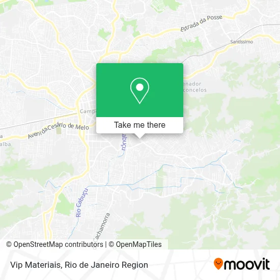 Vip Materiais map