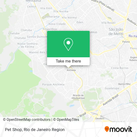 Pet Shop map