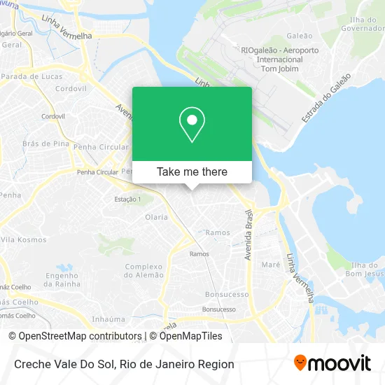 Creche Vale Do Sol map