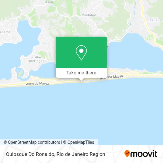 Quiosque Do Ronaldo map