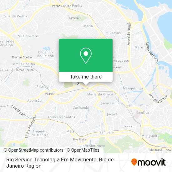 Rio Service Tecnologia Em Movimento map