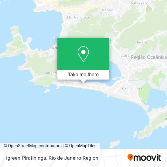 Igreen Piratininga map