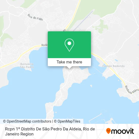 Rcpn 1º Distrito De São Pedro Da Aldeia map