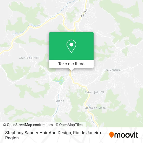 Stephany Sander Hair And Design map
