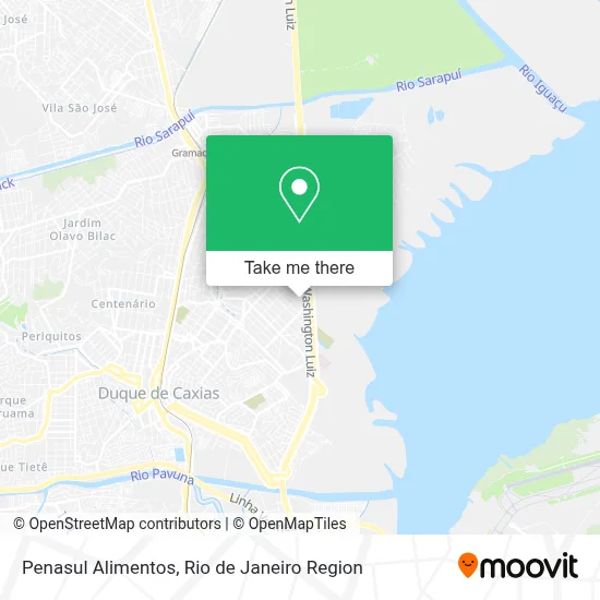 Penasul Alimentos map