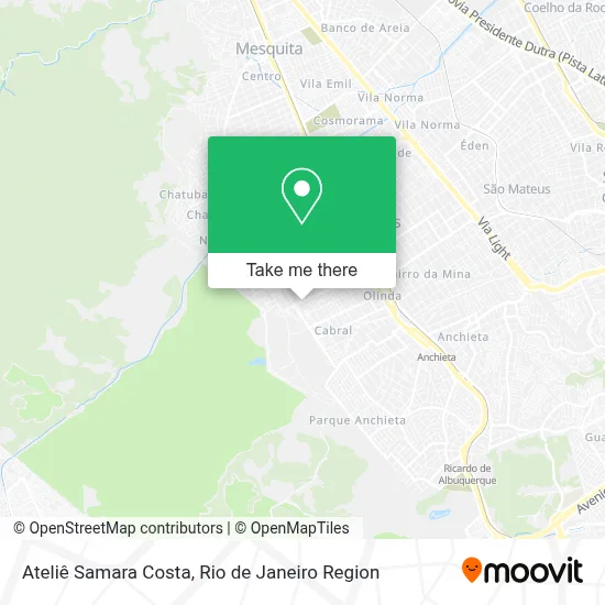 Ateliê Samara Costa map