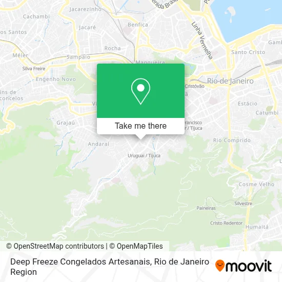 Deep Freeze Congelados Artesanais map