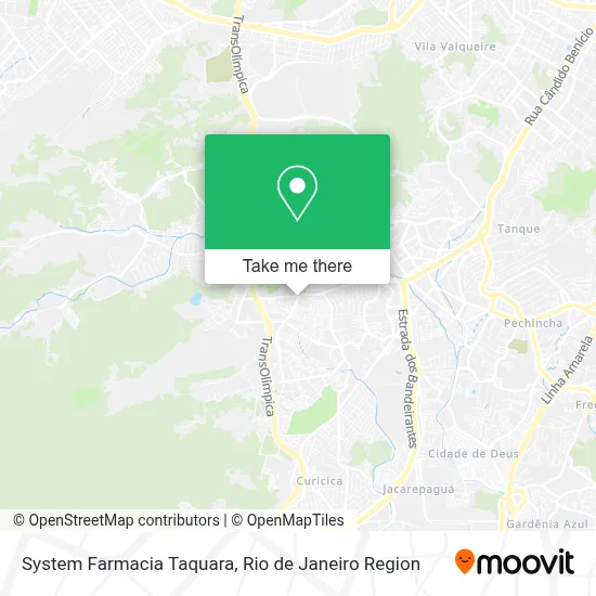 System Farmacia Taquara map