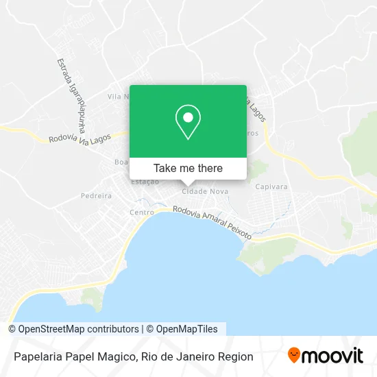 Papelaria Papel Magico map