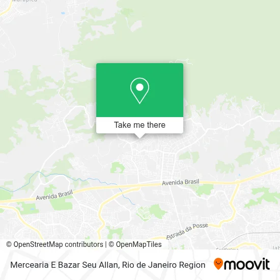 Mercearia E Bazar Seu Allan map
